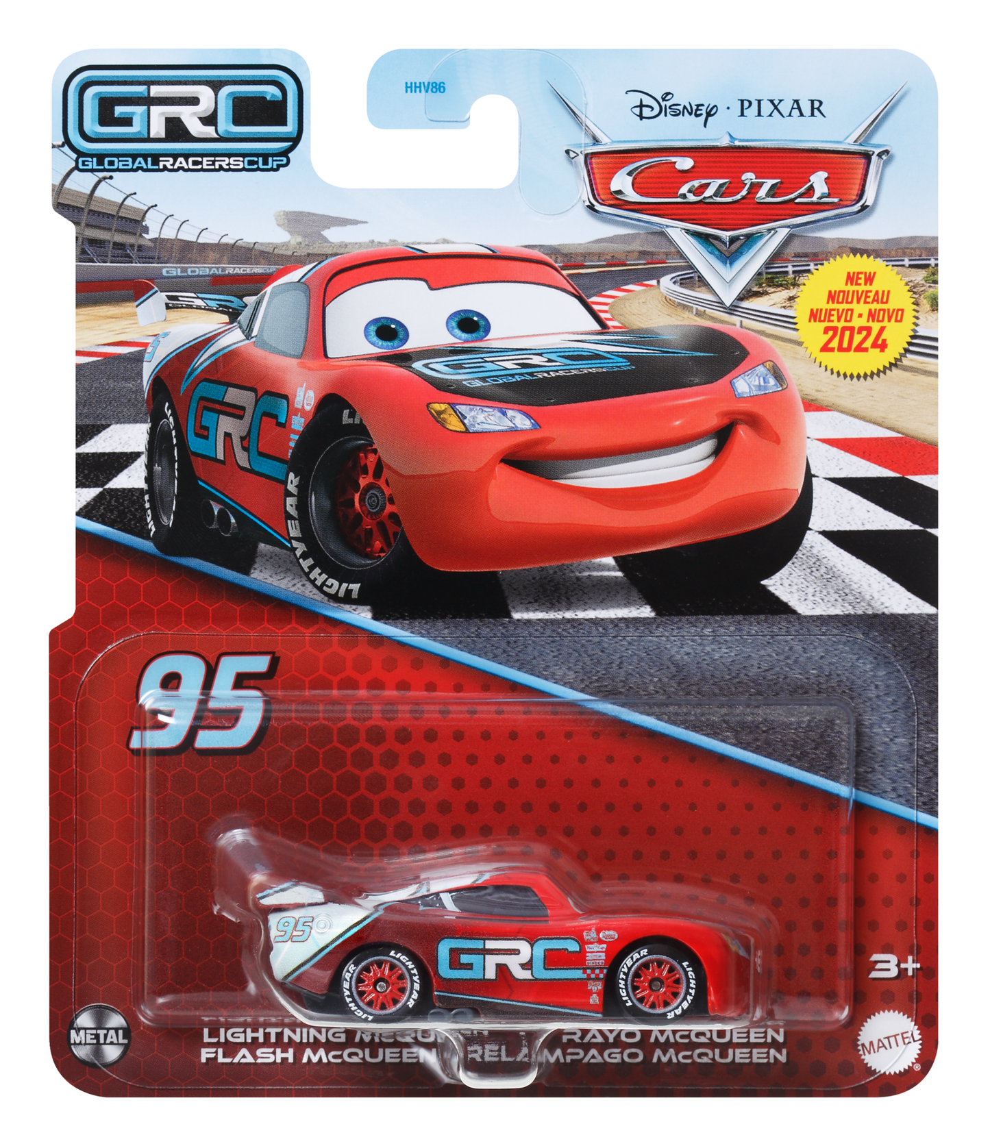 Carros da Disney e Pixar Diecast Ve¨ªculo de Brinquedo Relampago Mcqueen GRC