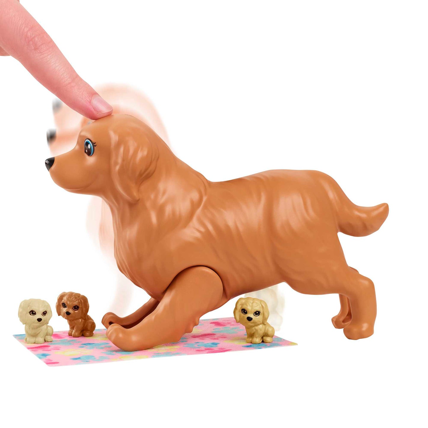 Barbie Conjunto de Brinquedo Cachorrinhos Rec¨¦m-Nascidos Vestido Xadrez