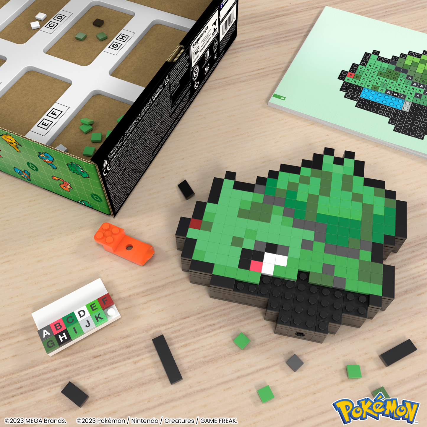 MEGA Pok¨¦mon Juguete de Construcci¨®n Bulbasaur P¨ªxel