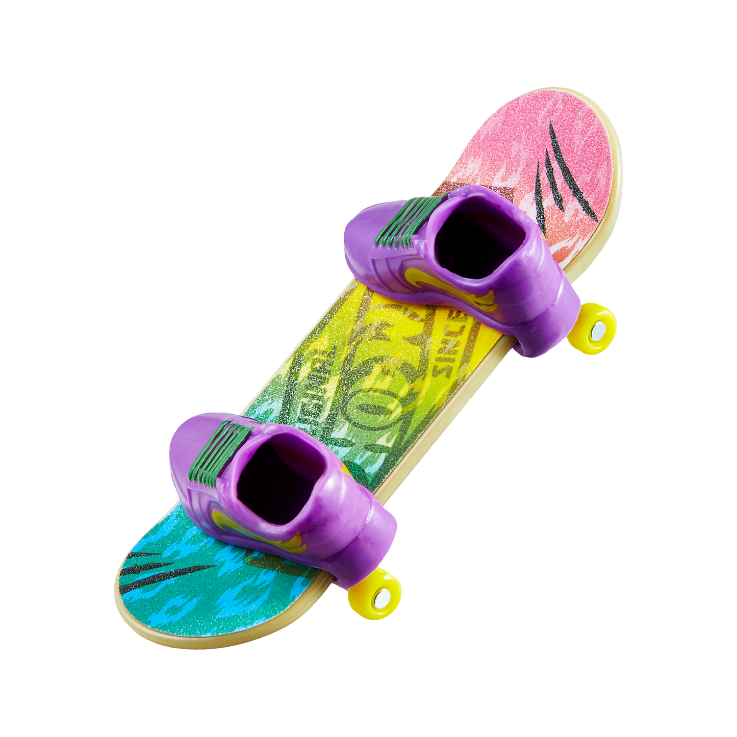 Hot Wheels Skate Veh¨ªculo de Juguete Patineta de Colecci¨®n FELINE RISKY? + SOLID MUSCLE? con Diecast